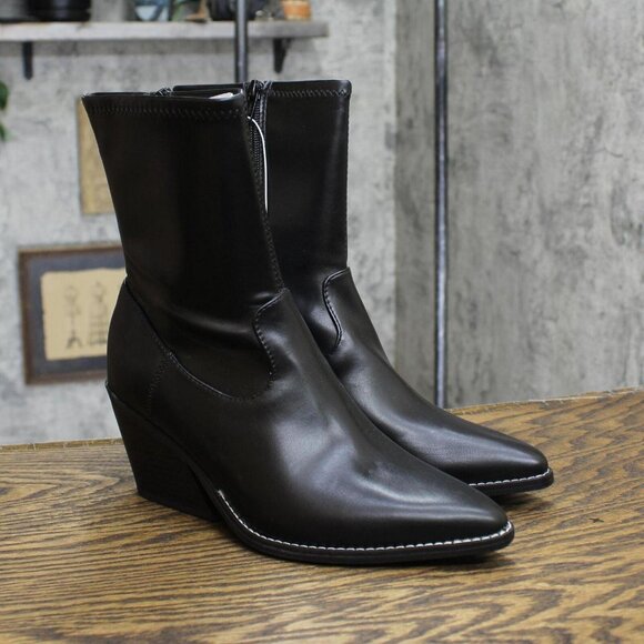 Universal Thread Women's Aubree Ankle Boots 88375051 Black 7.5M - Picture 1 of 6